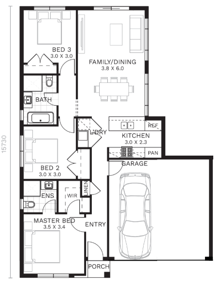 Hayman 13 Double Garage